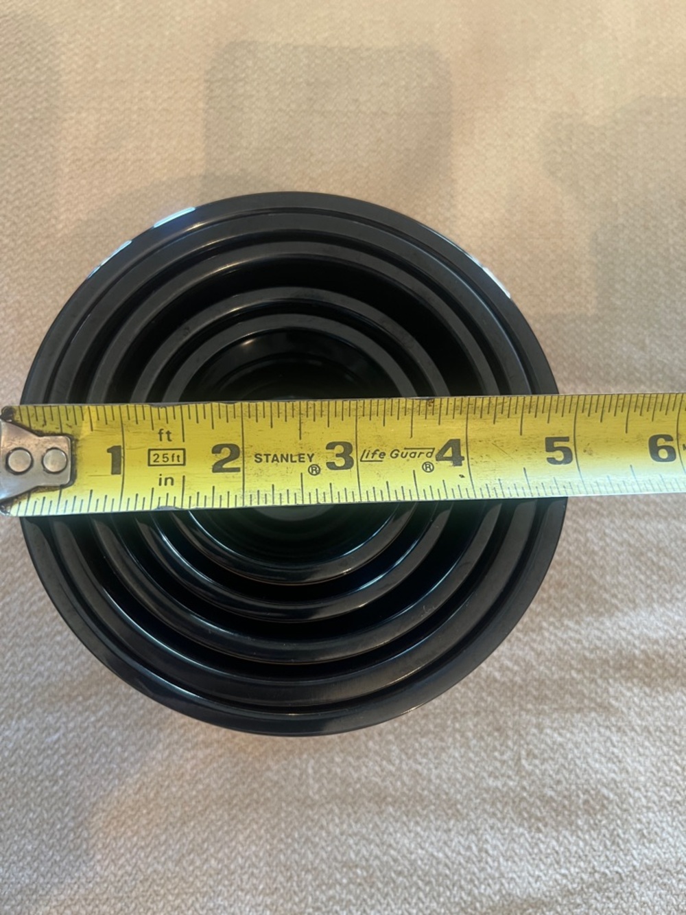 Measuring Bowls Cups Melamine Halloween Witches Spiders Black & Orange Nesting - Picture 4 of 5